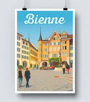 Affiche Bienne Centre Ville