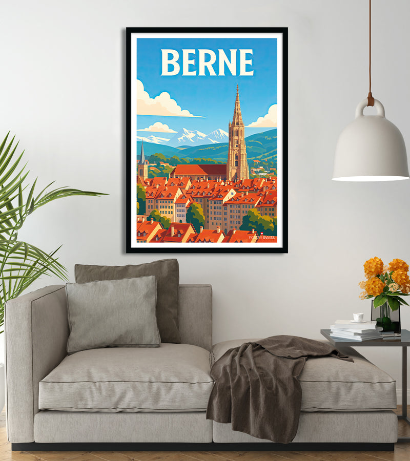 Poster Berne Ville Moderne