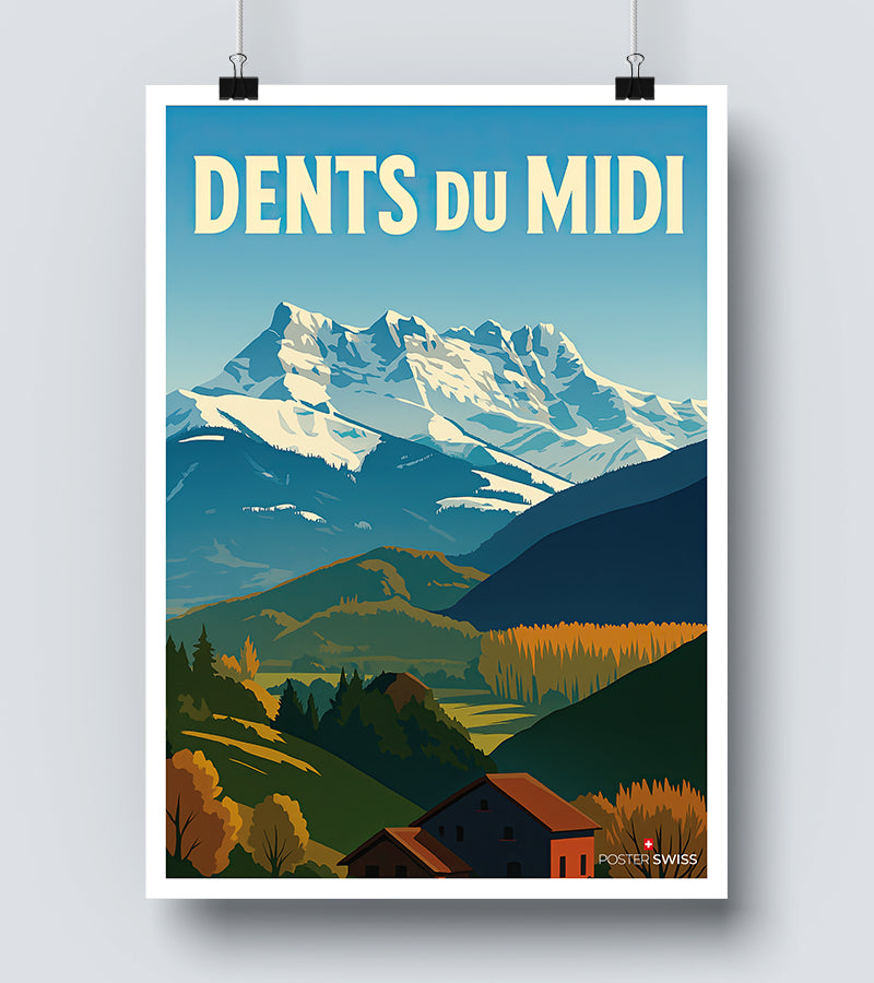 Affiche Dents Du Midi