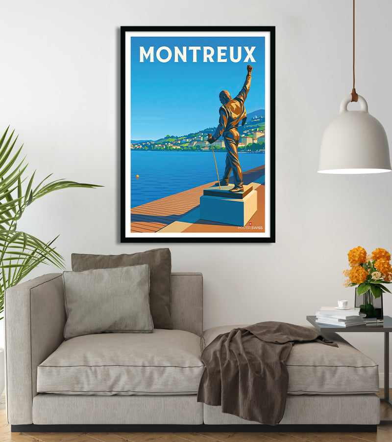 Poster Bord De Lac Montreux