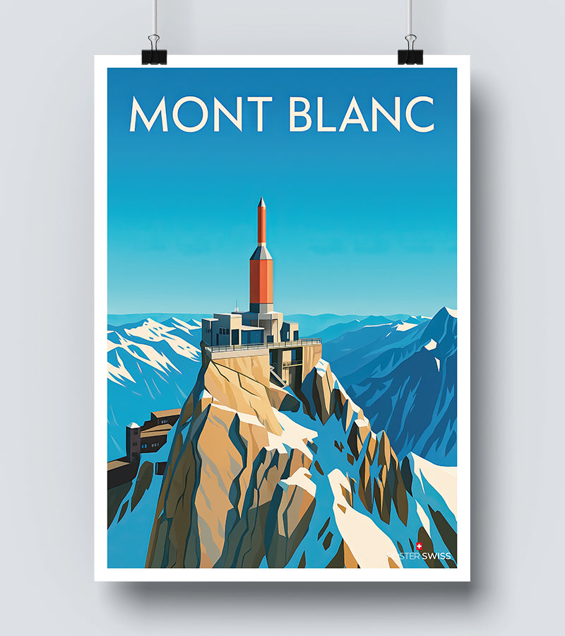 Affiche Mont Blanc