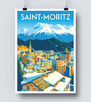 Affiche Saint Moritz
