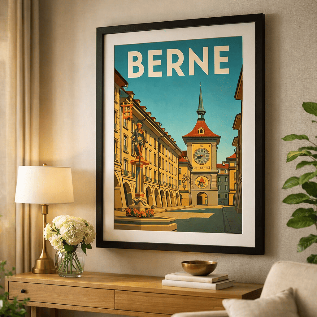 Affiche Berne Vintage