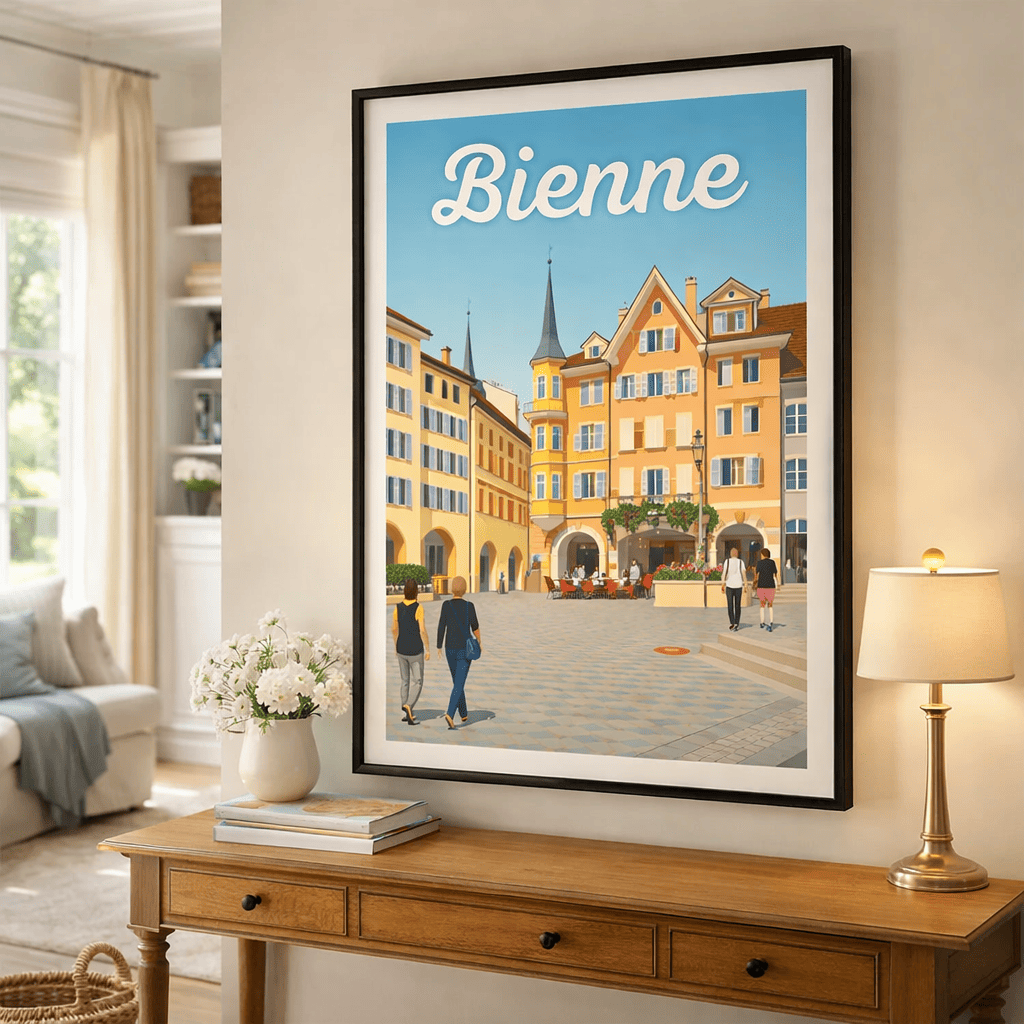 Affiche Bienne Centre Ville
