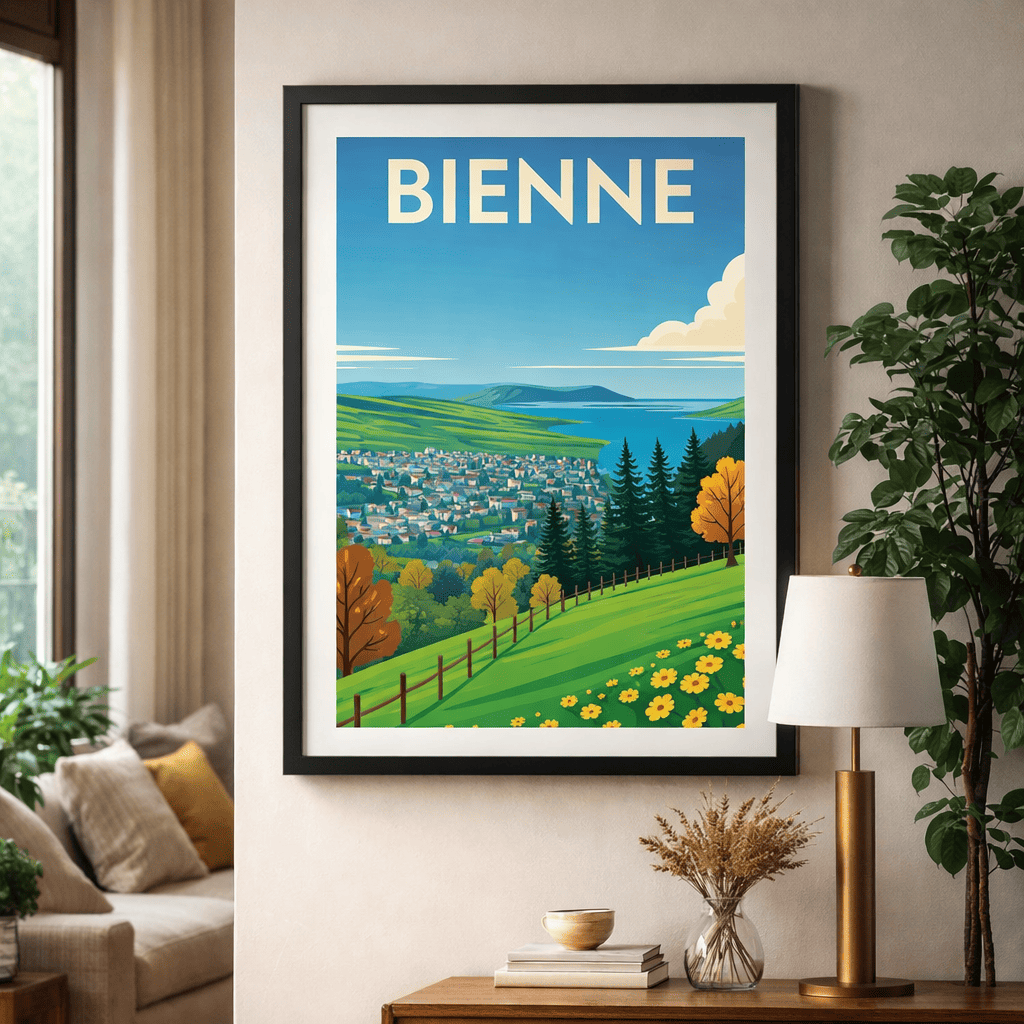 Affiche Bienne Panorama
