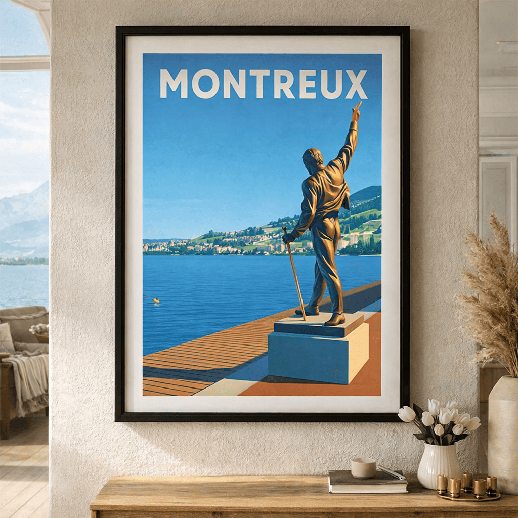 Lakeside-Plakat Montreux
