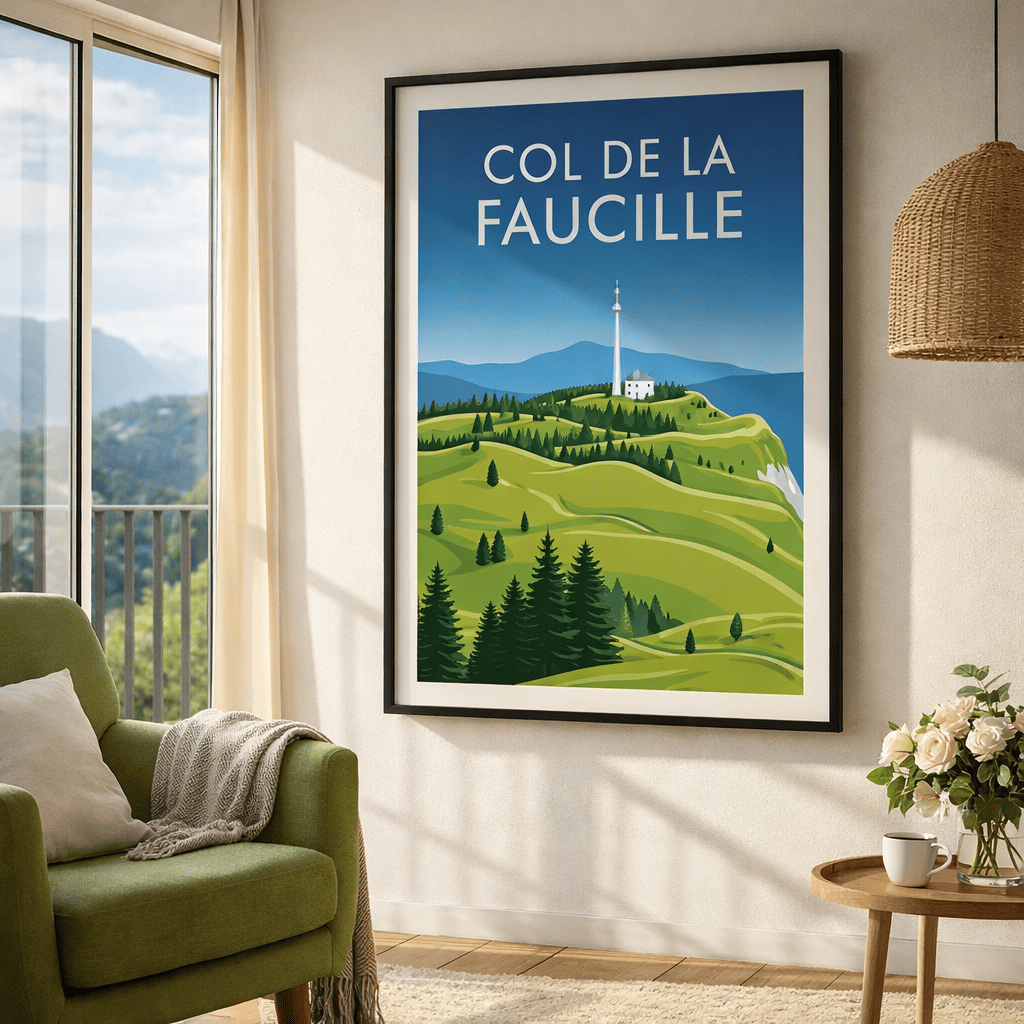 Affiche Col De La Faucille