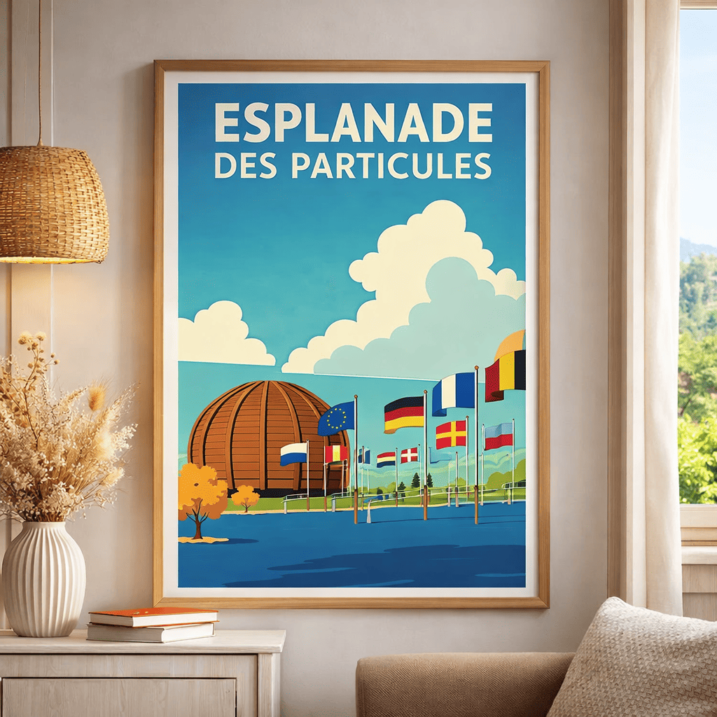 Affiche Esplanade des Particules
