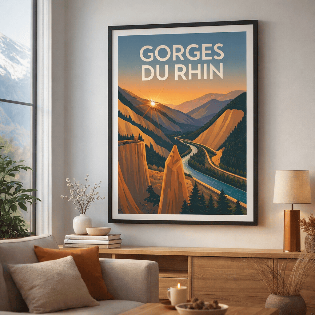 Rhine Gorges poster