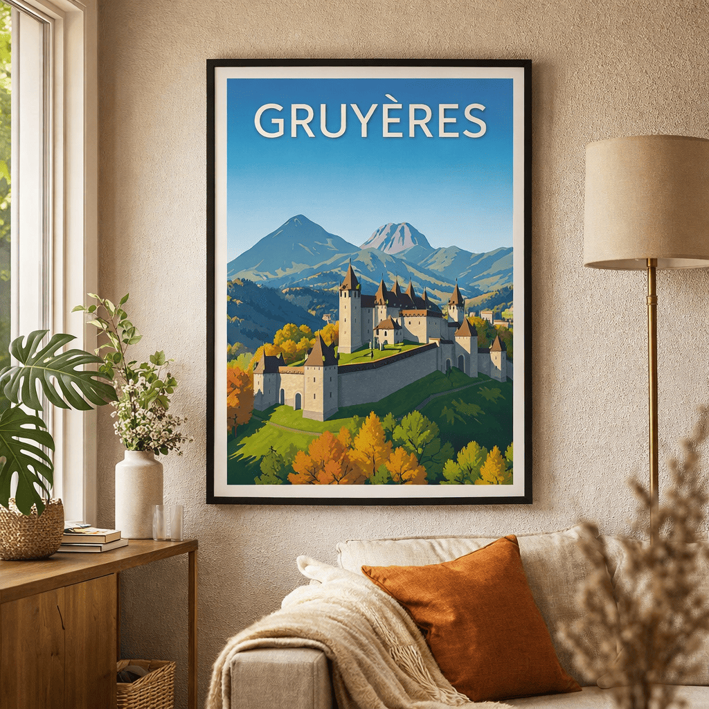 Gruyères Castle Poster