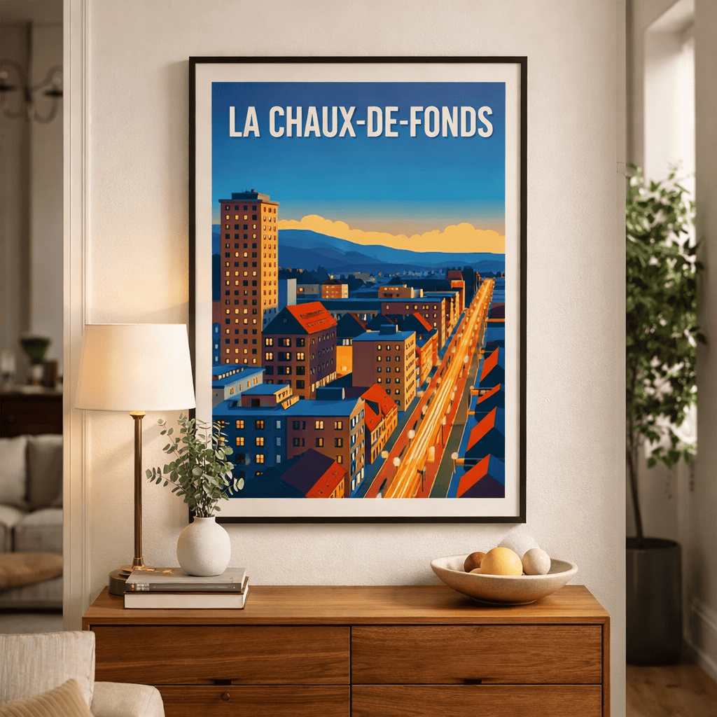 Plakat für La Chaux-de-Fonds