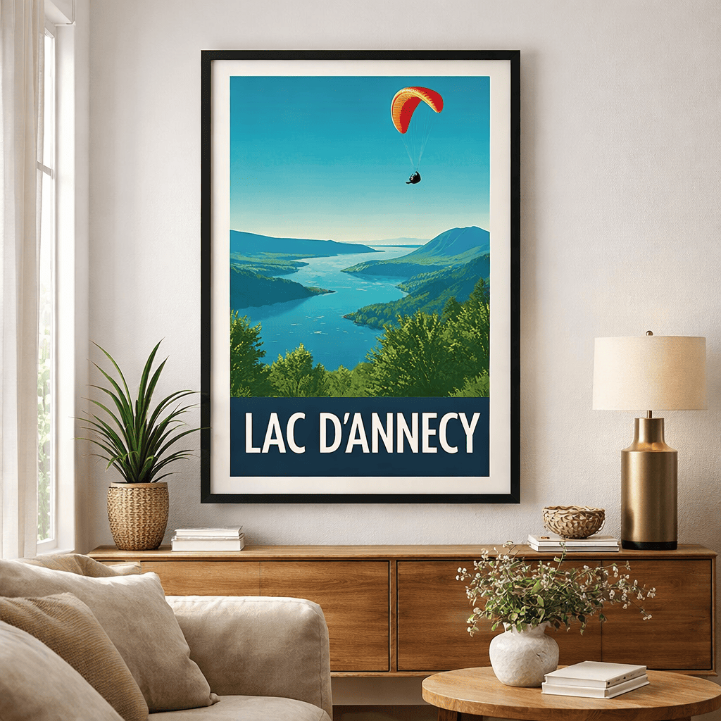 Affiche Lac d Annecy