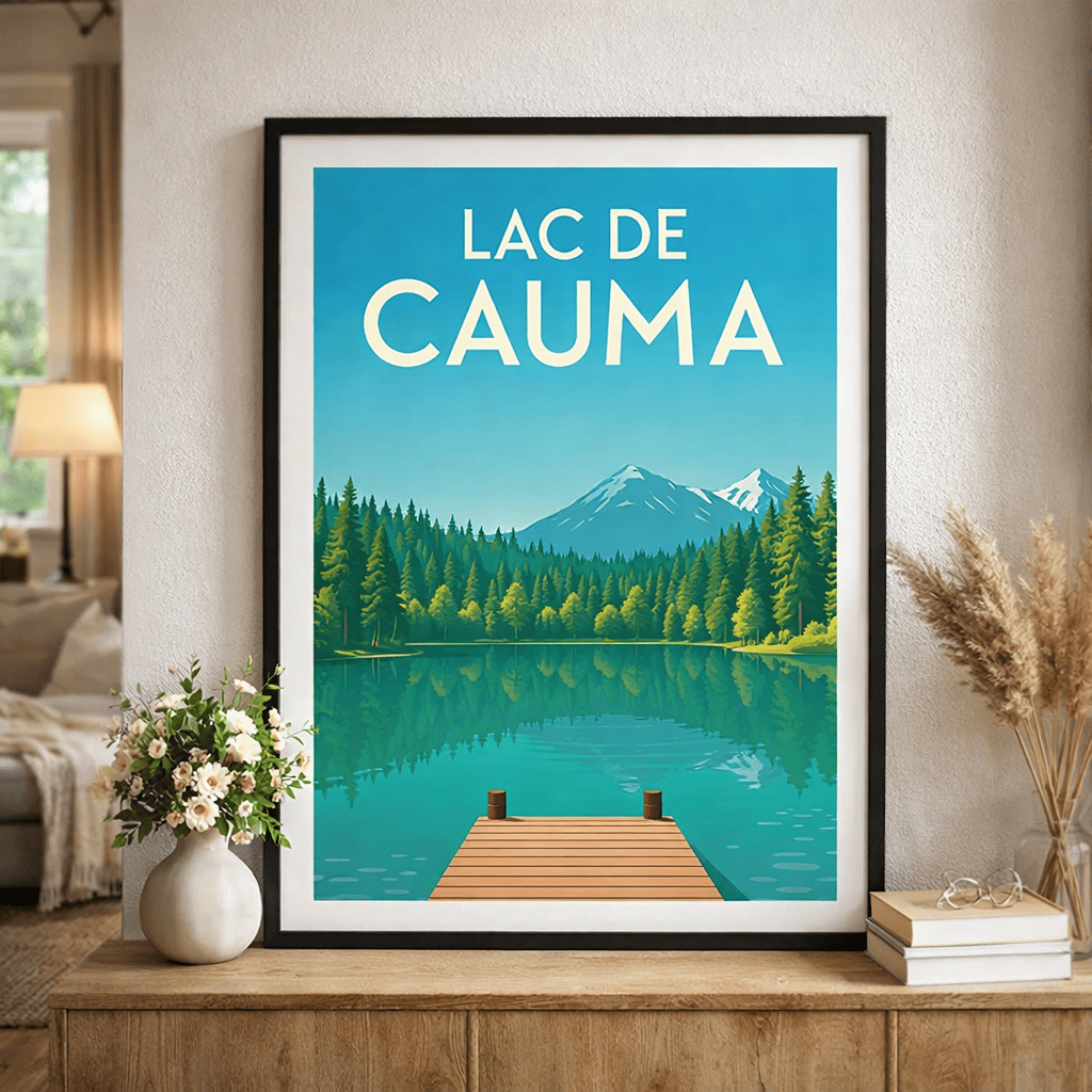 Affiche Lac de Cauma