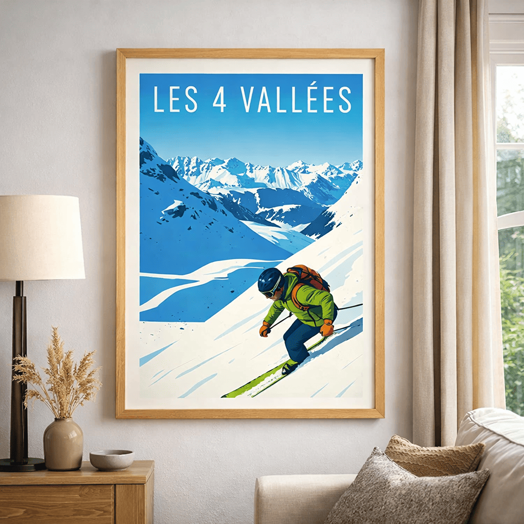 Affiche Les 4 Vallées