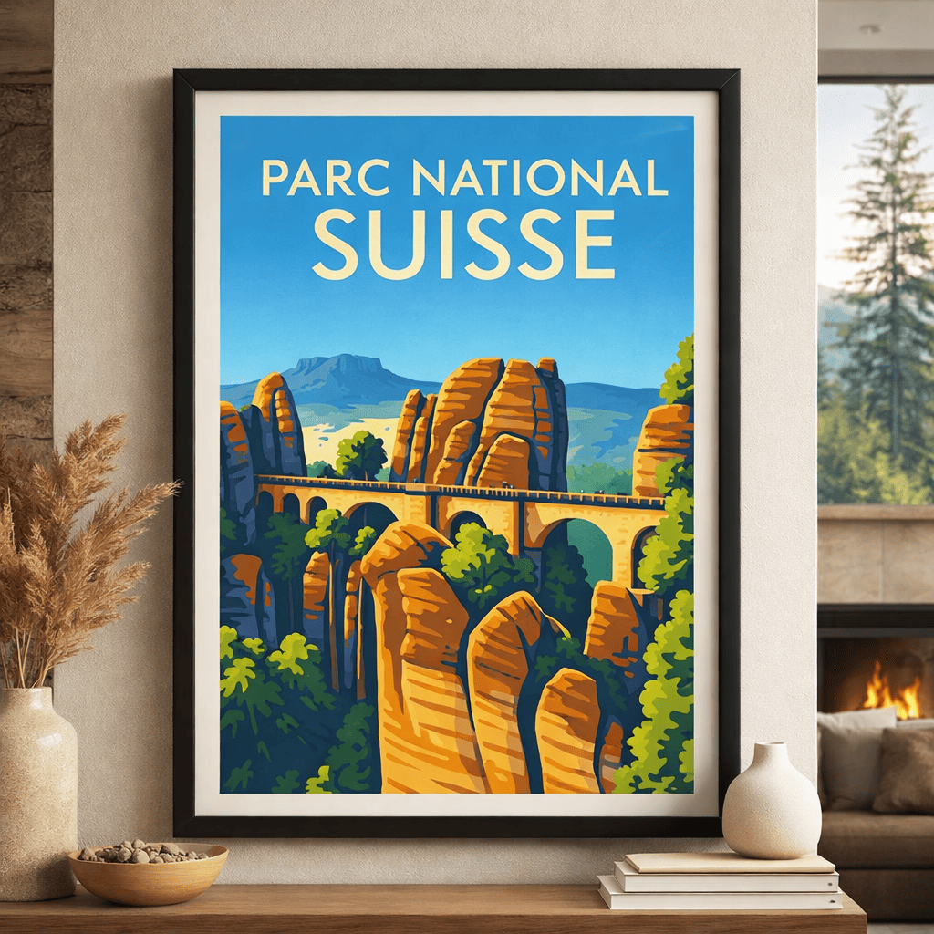 Affiche Parc National Suisse