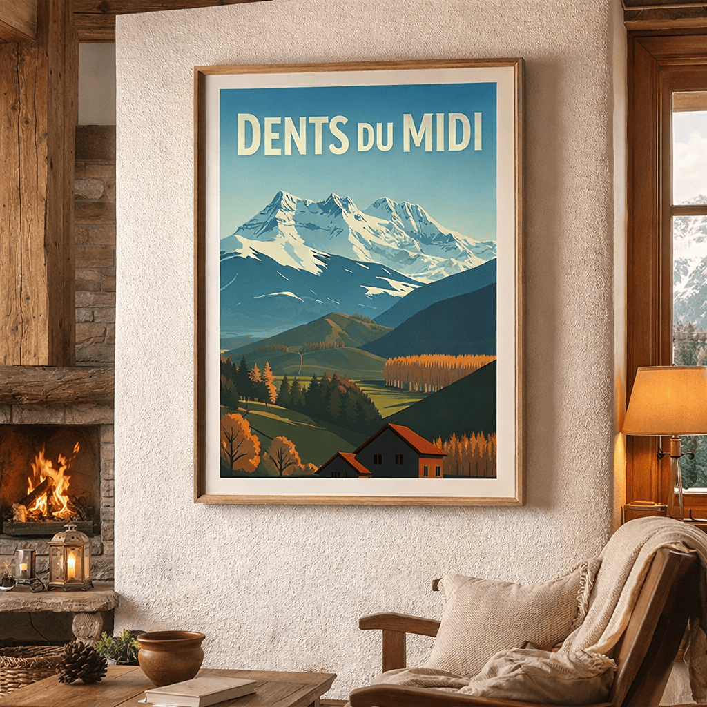 Dents Du Midi Poster