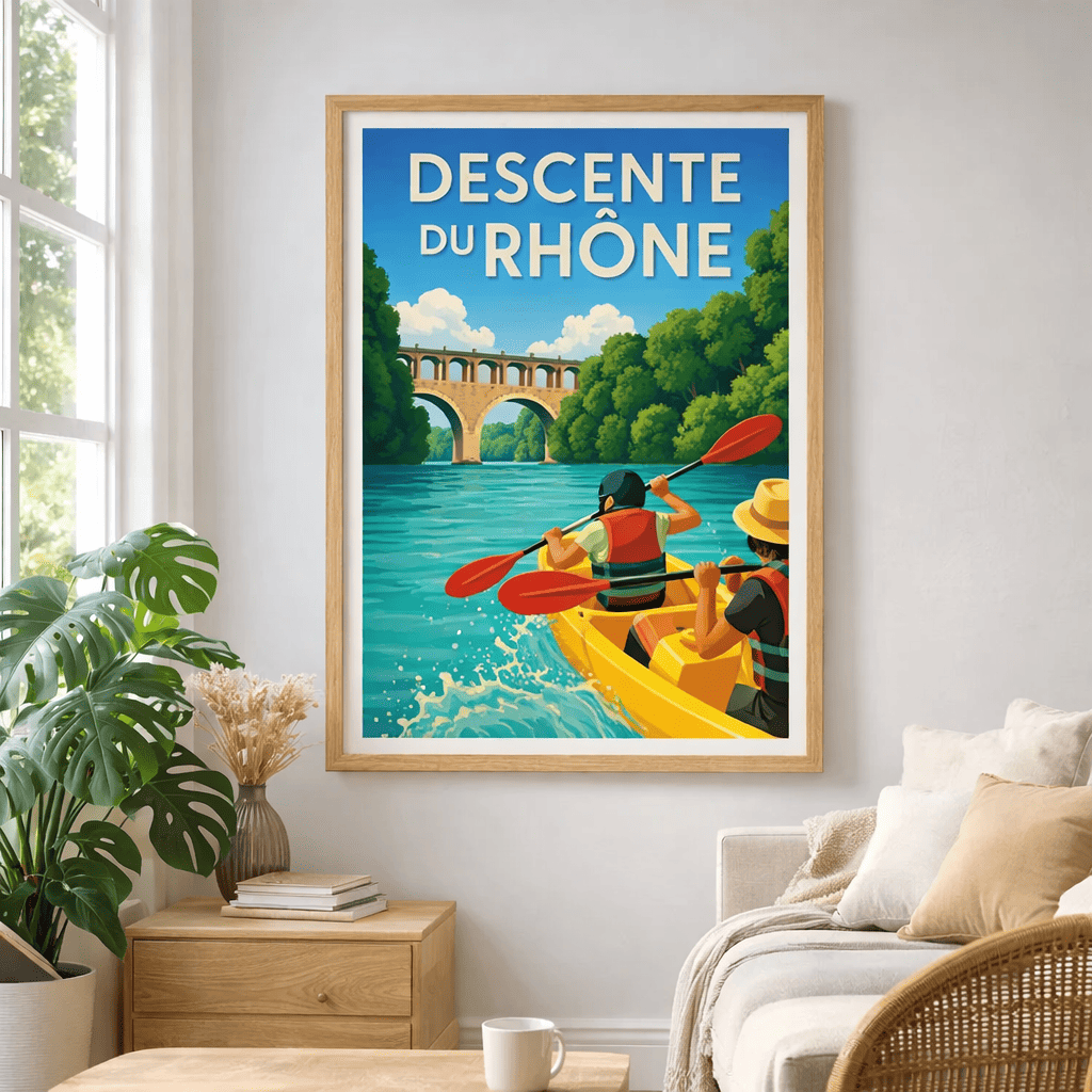 Affiche Descente Du Rhône