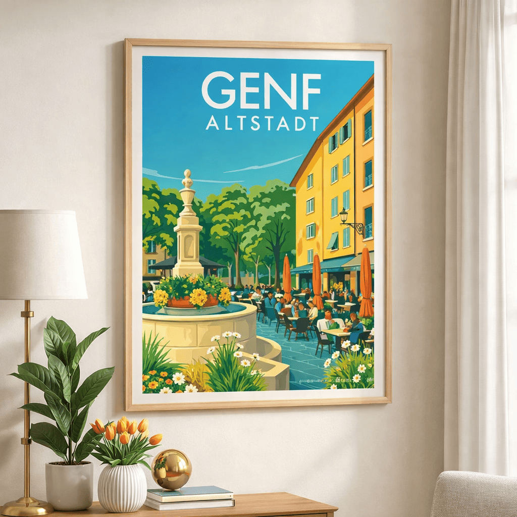 Genfer Altstadt-Plakat