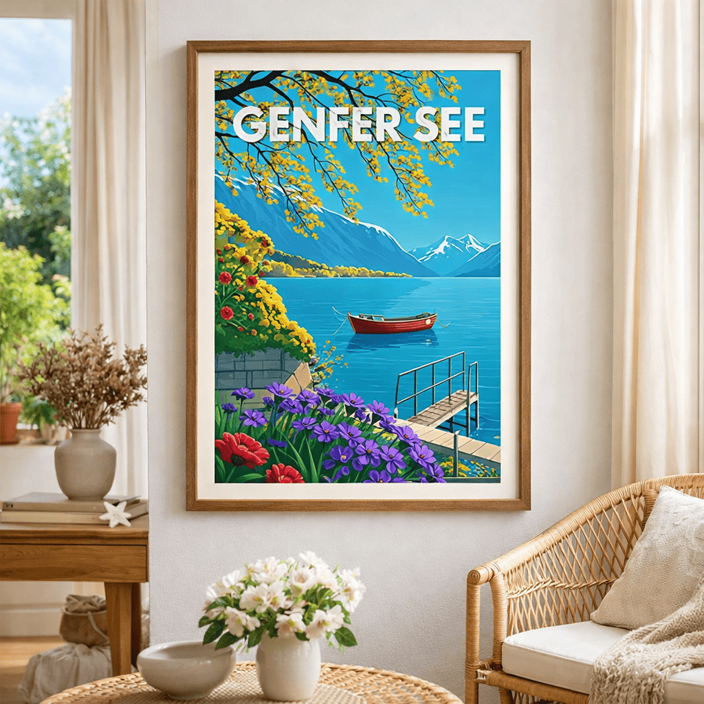 Affiche Genfer See