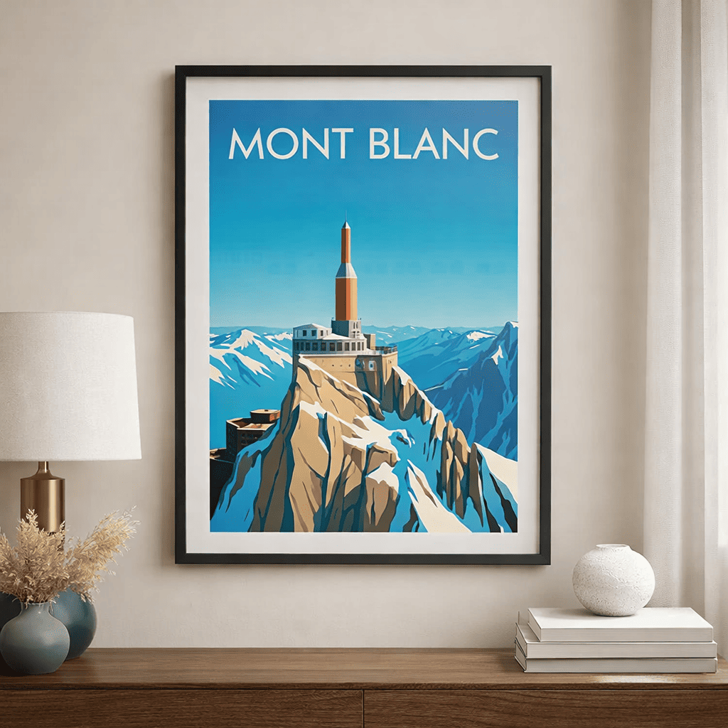 Affiche Mont Blanc