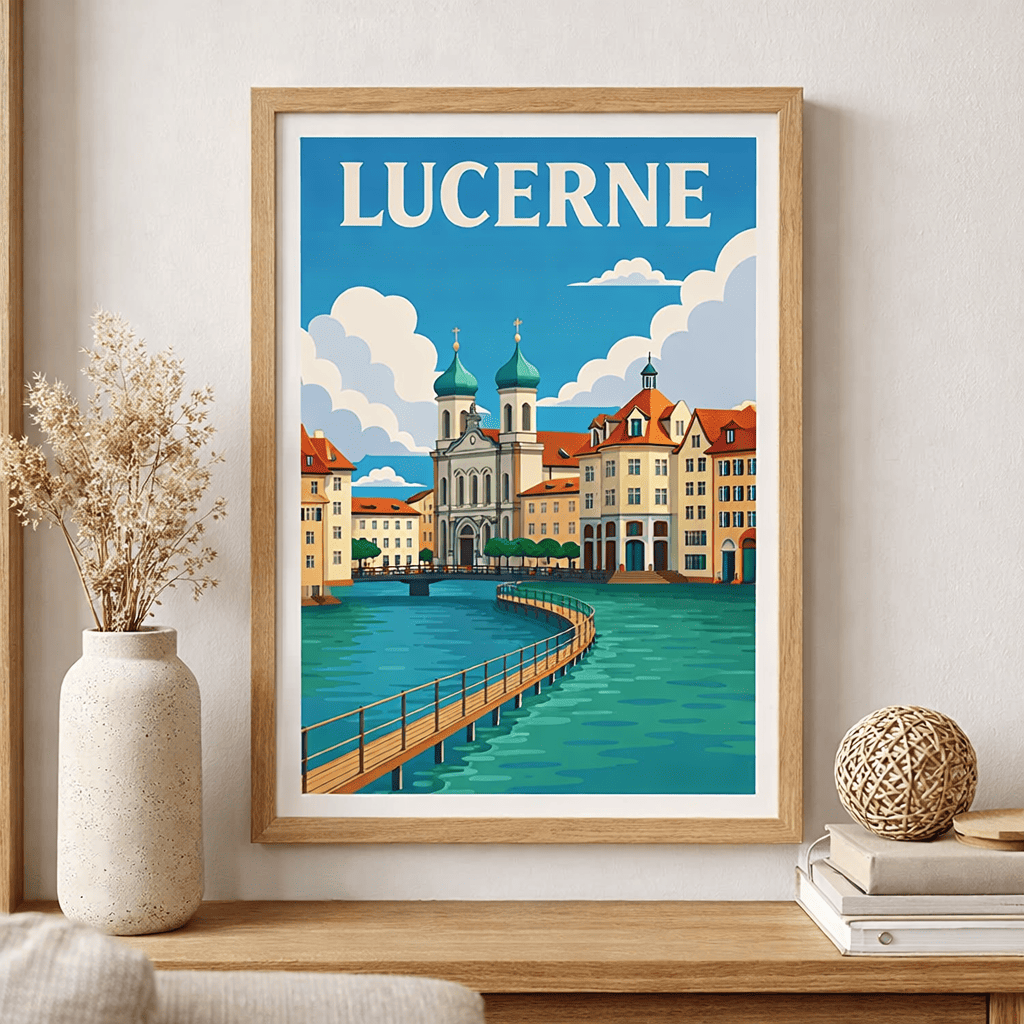 Affiche Lucerne Ville