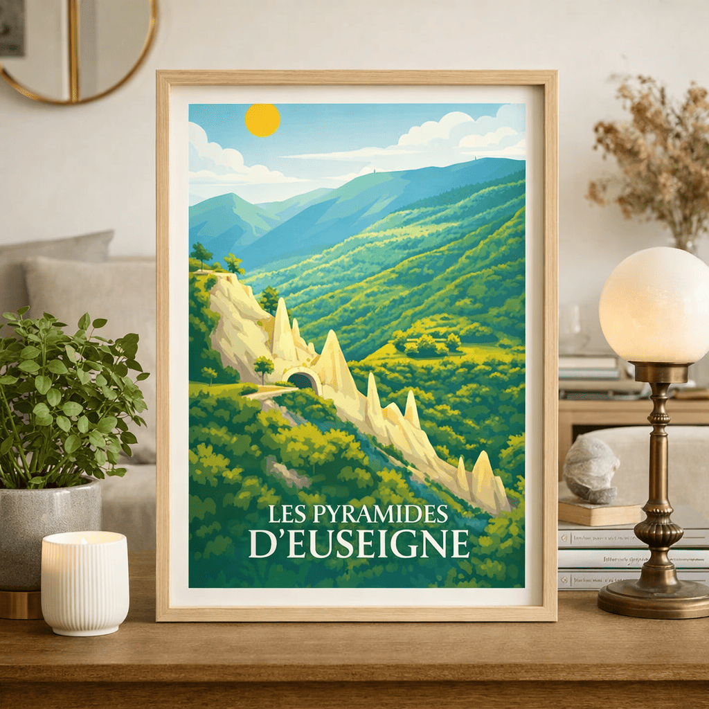 Poster zur Pyramide von Euseigne