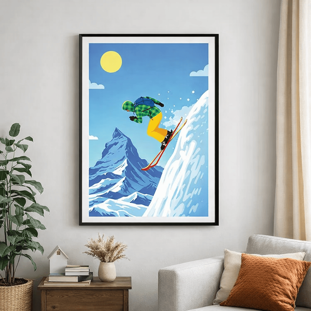 Skiplakat in der Schweiz