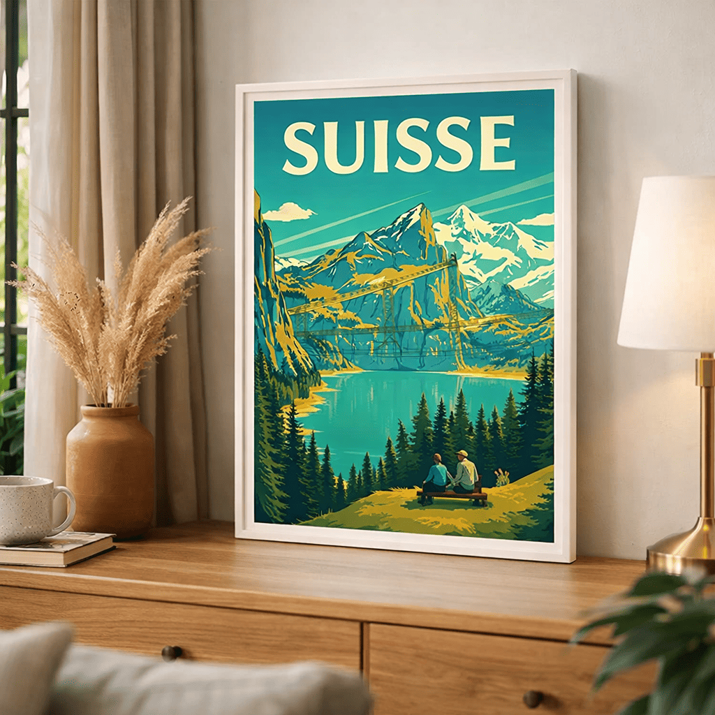 Swiss Mountain Poster