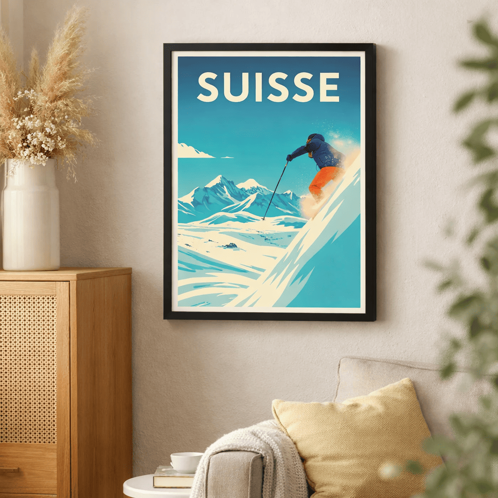 Affiche Suisse Ski