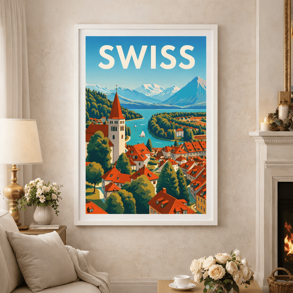 Affiche Swiss Ville