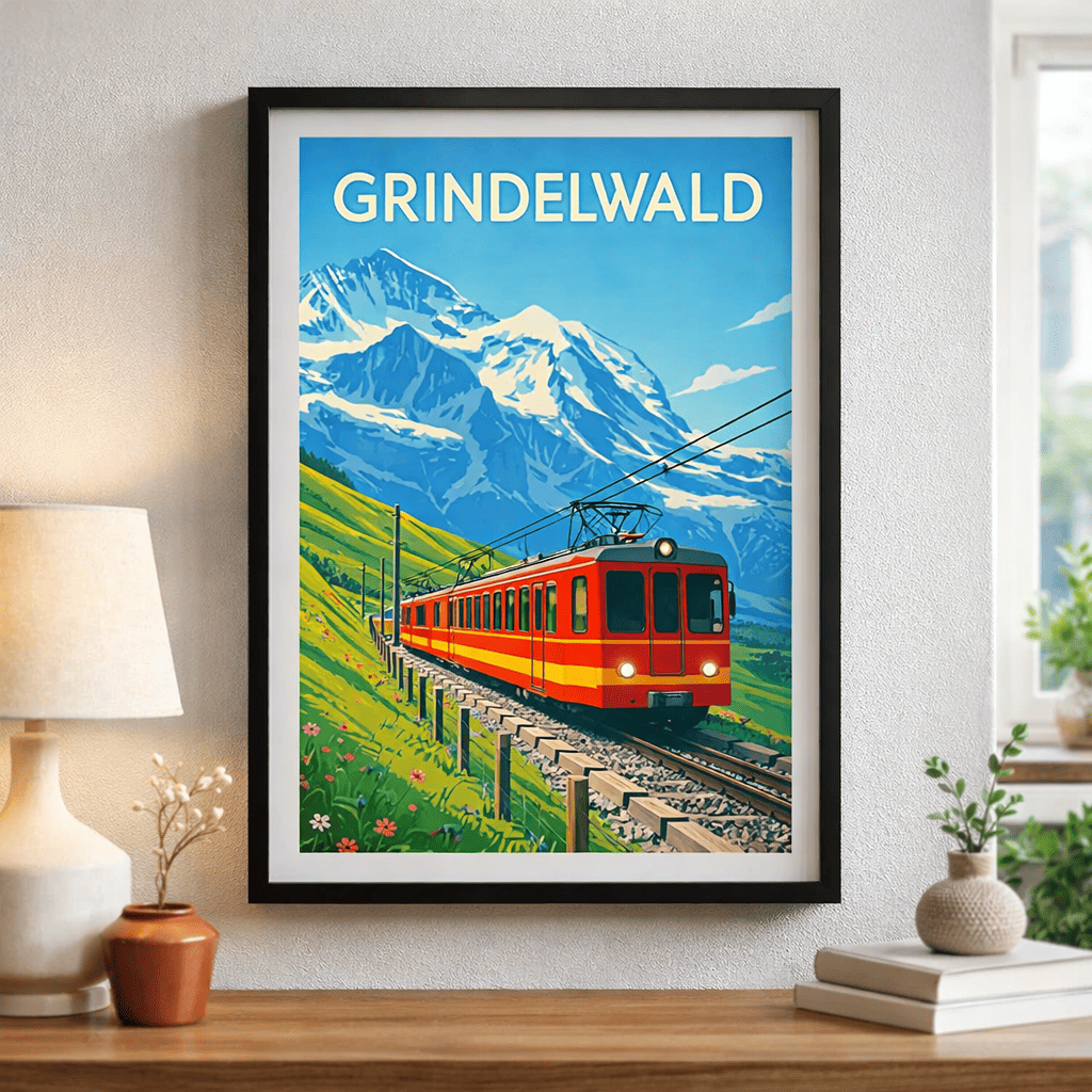 Grindelwald-Zugplakat