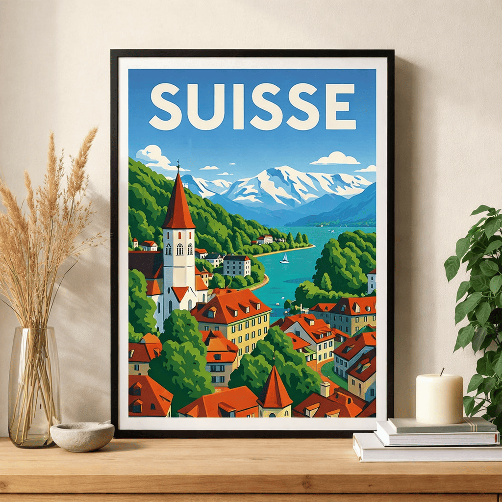 Affiche Ville Suisse
