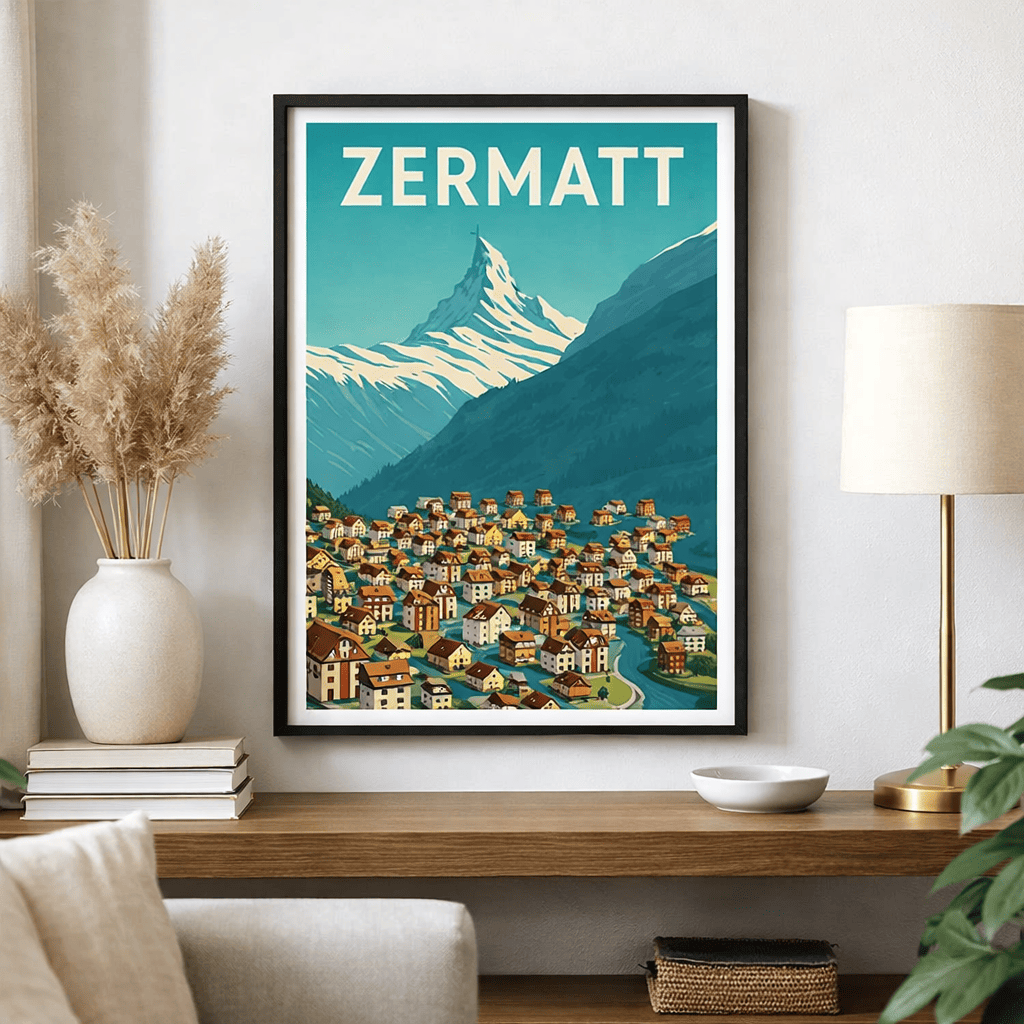 Affiche Vintage Zermatt