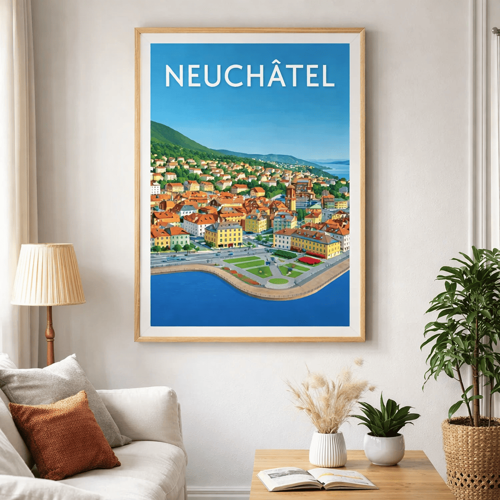 Neuchâtel City Poster