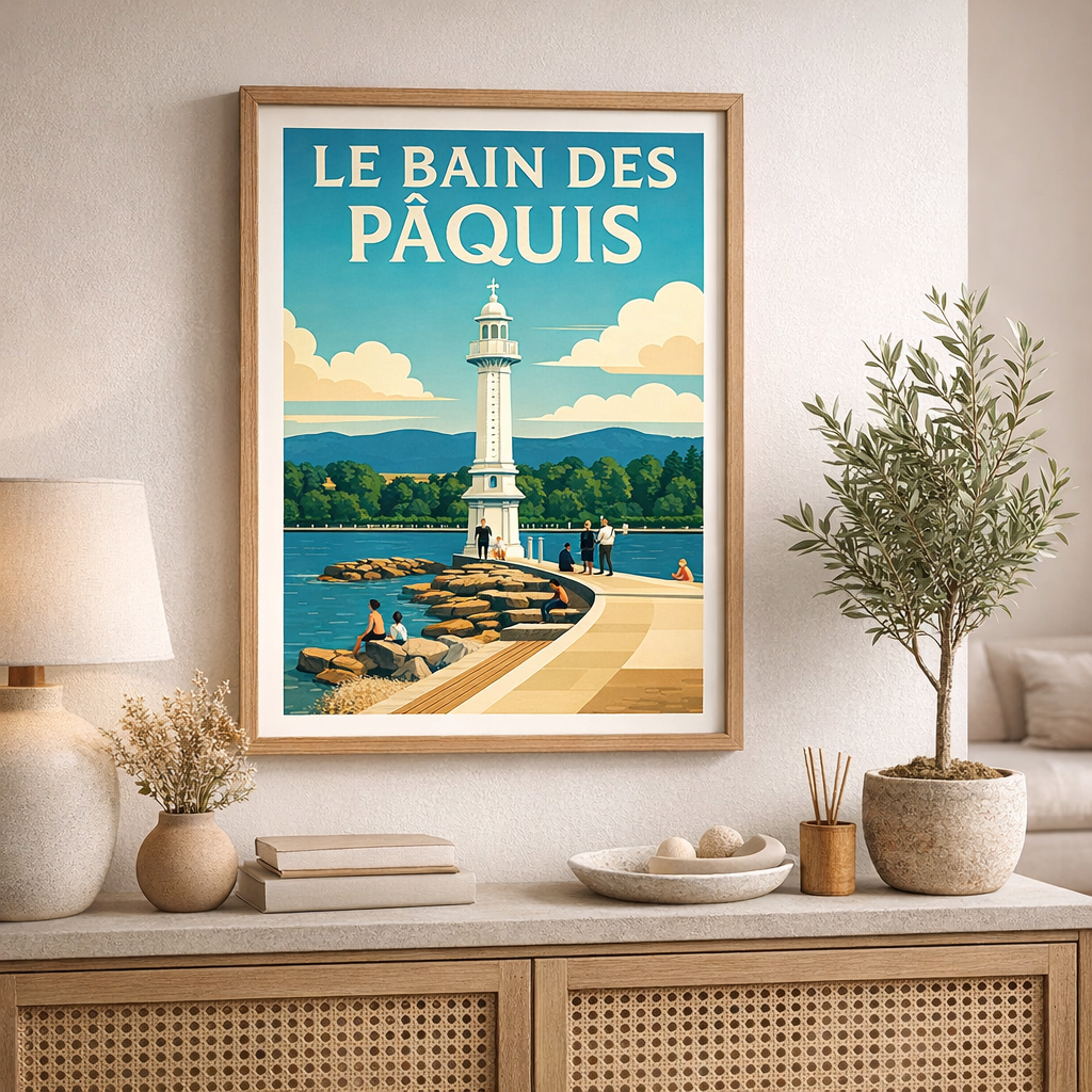 Affiche Le Bain des Pâquis