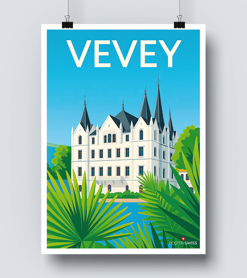 Affiche Chateau De Vevey