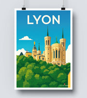 Affiche Lyon Fourviere