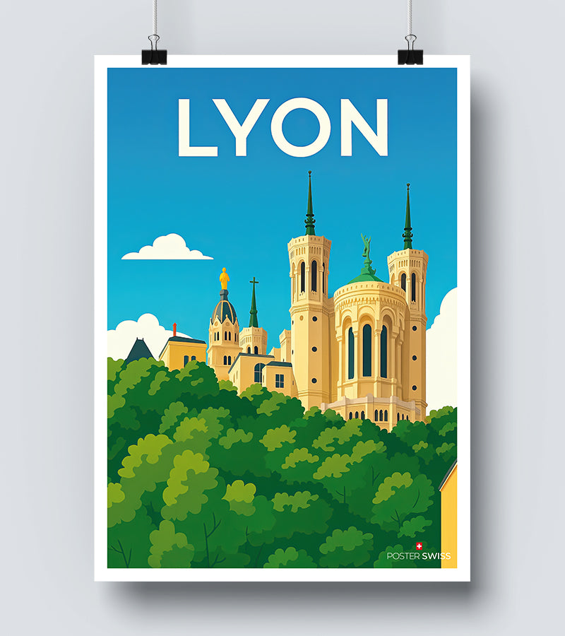 Affiche Lyon Fourviere