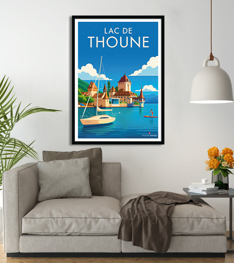 Poster Lac De Thoune