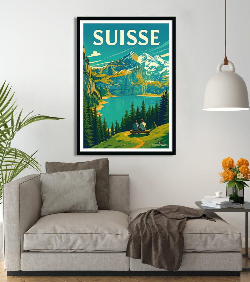 Poster Suisse Montagne
