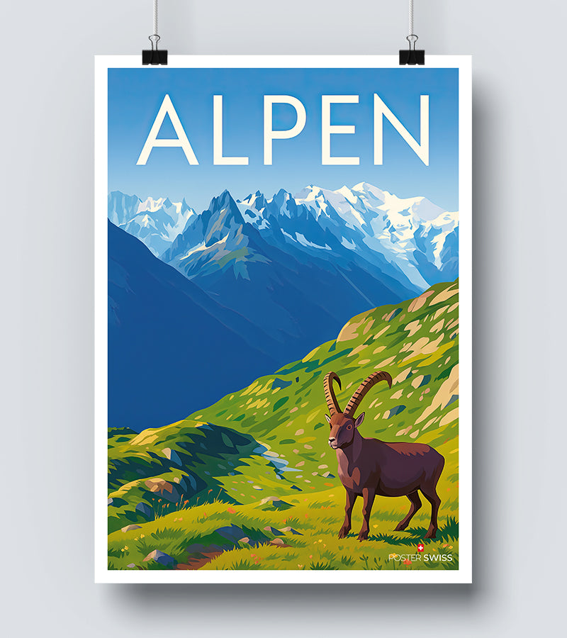 Affiche Alpen