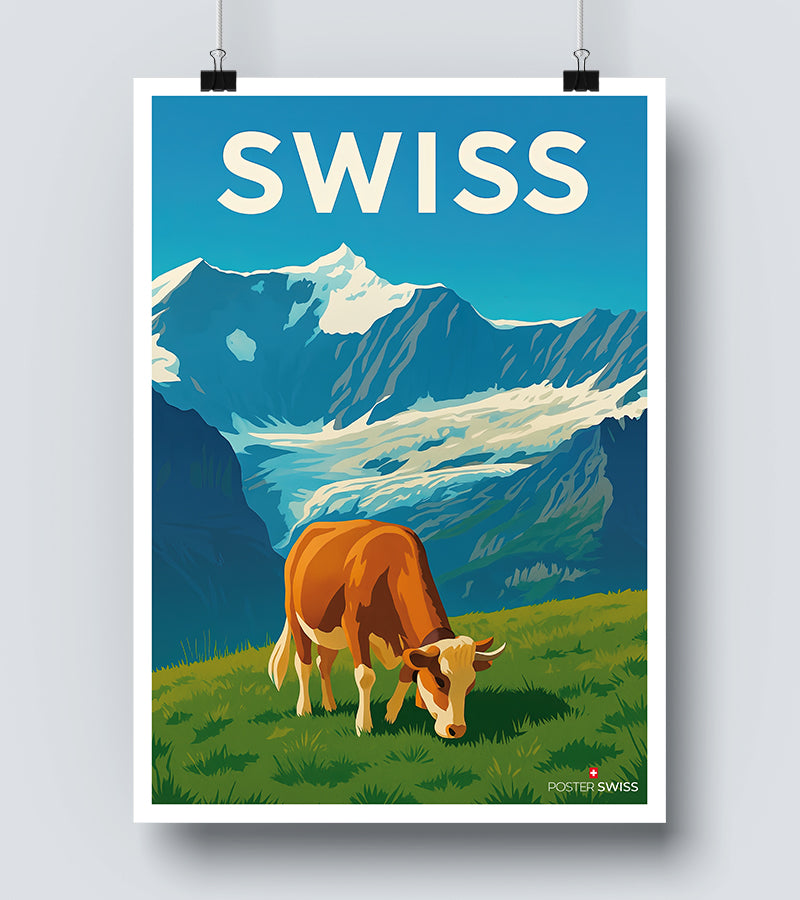 Affiche Swiss Paturage