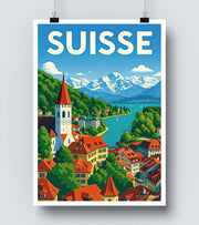 Affiche Ville Suisse