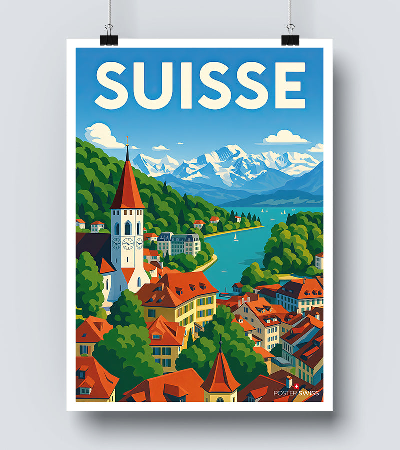Affiche Ville Suisse