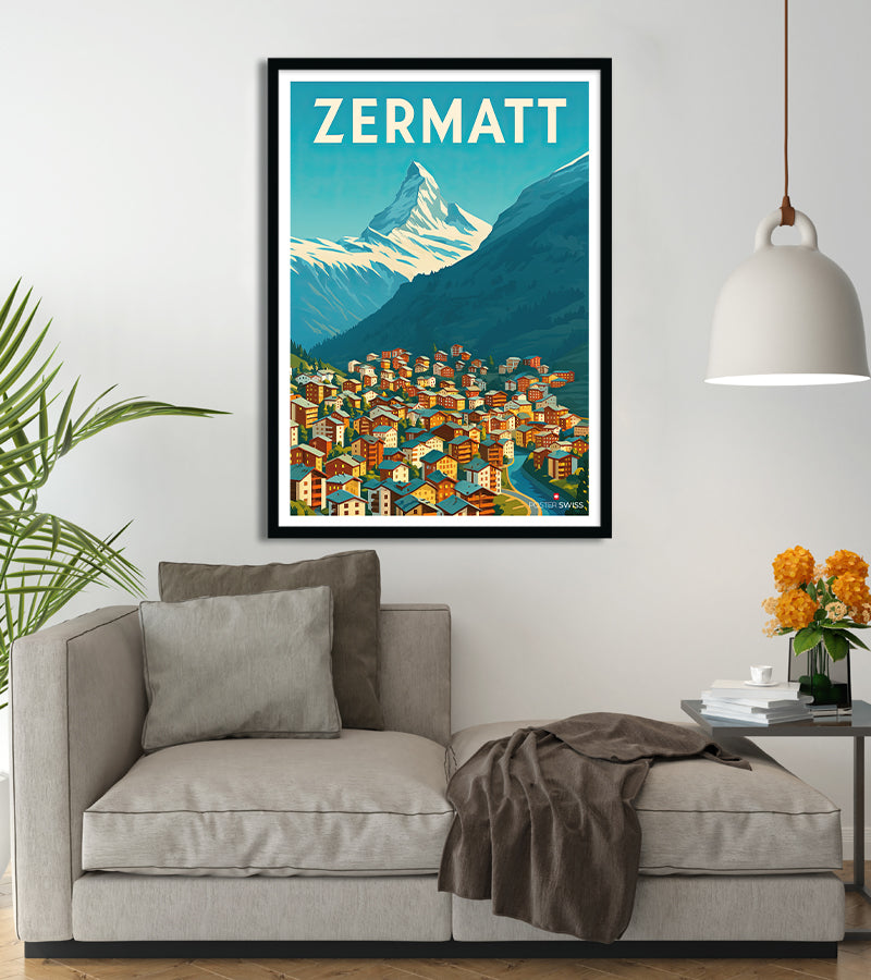 Poster Vintage Zermatt