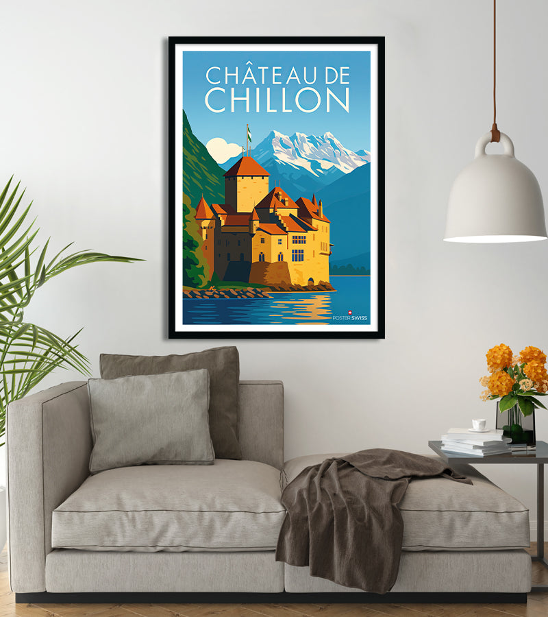Poster Chateau De Chillon