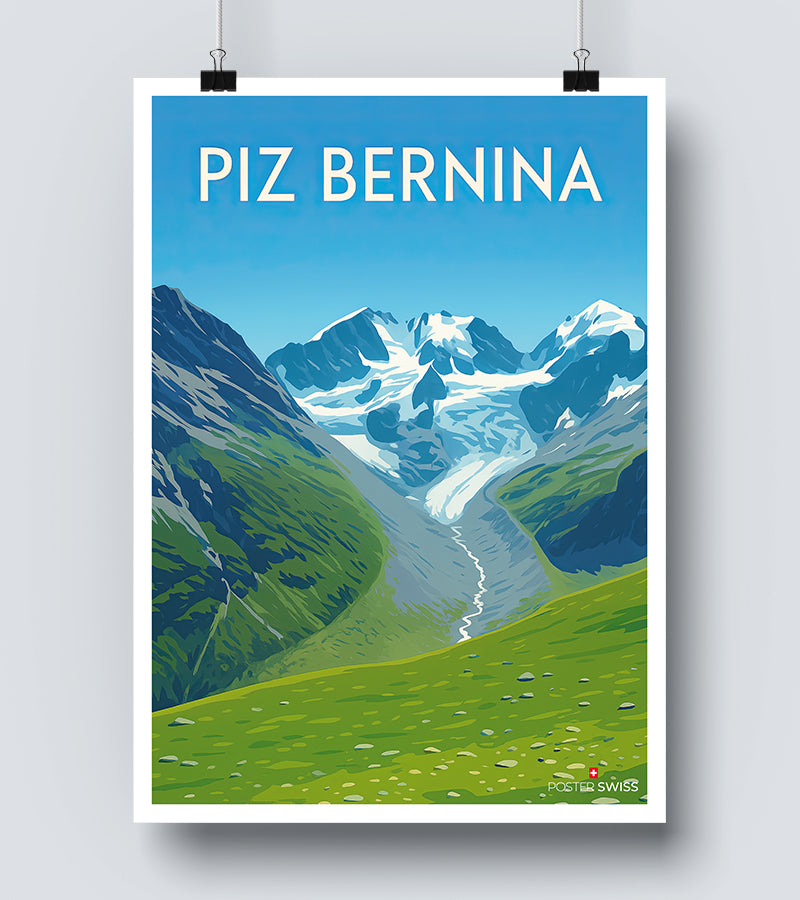 Affiche Piz Bernina