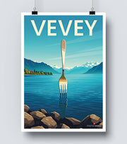 Affiche Fourchette Vevey