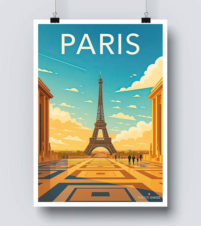 Affiche Paris Trocadero
