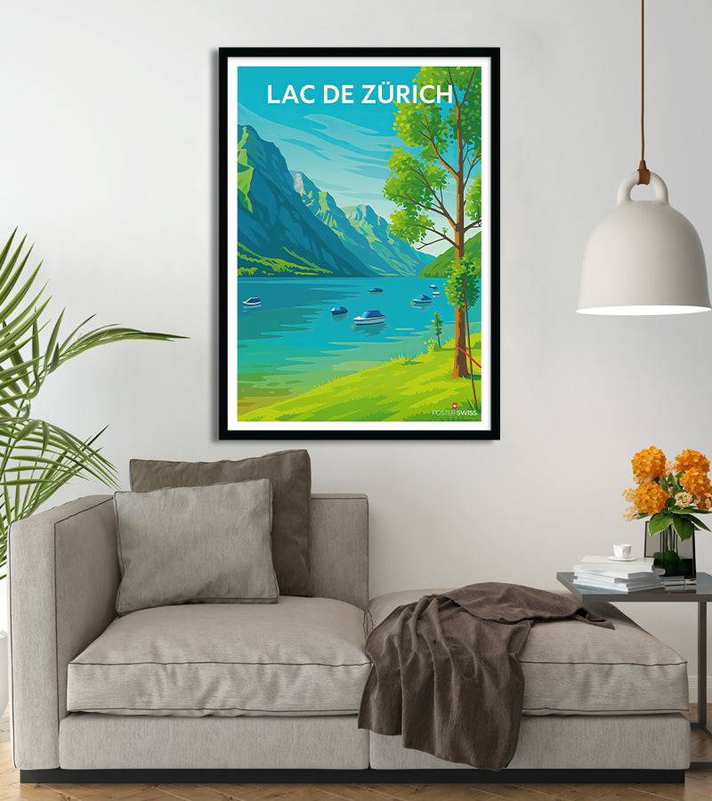 Poster Lac De Zurich